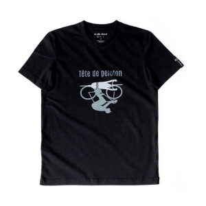 En selle marcel T-Shirt 'Tête de peloton' Noir