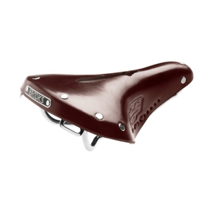 Brooks England B17 Short Carved - Antic Brown Marron