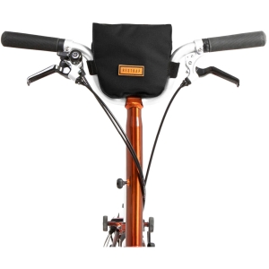 Restrap Brompton M & H Bar Bag - Black Noir