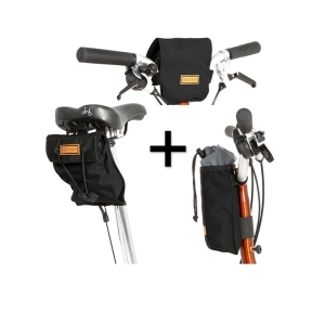 Pack 3 Sacoches vélo Restrap M pour Brompton