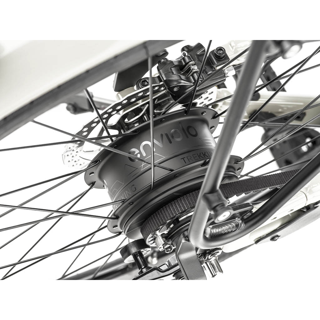 Moustache Lundi 27.6 gris : Vélo de ville électrique modèle mixte